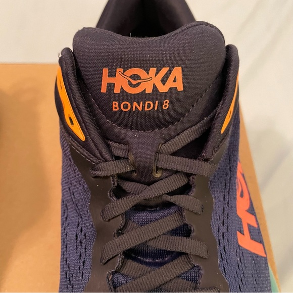 Hoka One One Bondi 8 Men’s Size 11 D Navy Athletic Walking Running Gym Shoes - Picture 10 of 16